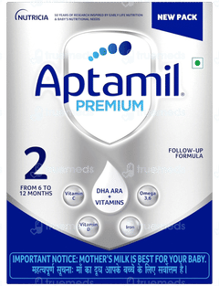 Aptamil Premium 2 From 6 To 12 Months Follow Up Formula Refill Powder 400Gm