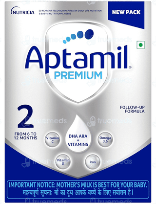 Aptamil Premium 2 From 6 To 12 Months Follow Up Formula Refill Powder 400Gm