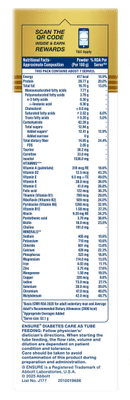 Ensure Diabetes Care New & Improved Zero Added Sucrose Vanilla Delight Flavour Refill Powder 375Gm