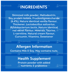 Health Ok Pro Vanilla Flavour Zero Added Sucrose Refill Powder 200gm