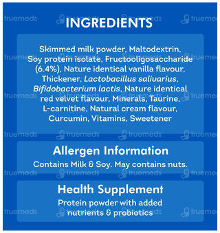 Health Ok Pro Vanilla Flavour Zero Added Sucrose Refill Powder 200gm