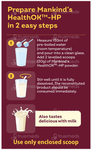 Health Ok Hp Vanilla Flavour Zero Added Sucrose Refill Powder 400gm