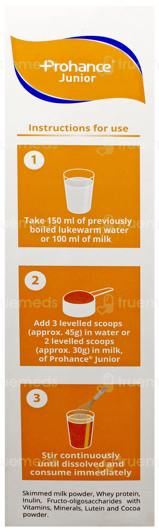 Prohance Junior Chocolate Flavour Powder Refill 400Gm