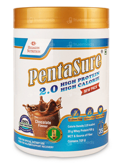 Pentasure 2.0 High Protein Chocolate Flavour Sucrose Free Powder Jar 400Gm