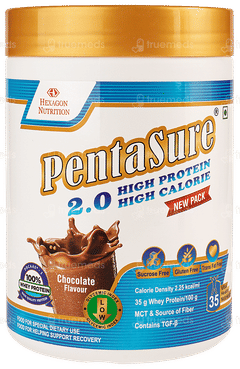 Pentasure 2.0 High Protein Chocolate Flavour Sucrose Free Powder Jar 400gm