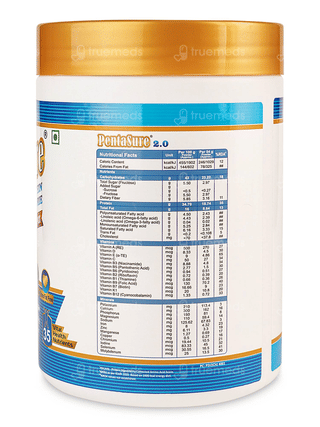 Pentasure 2.0 High Protein Chocolate Flavour Sucrose Free Powder Jar 400Gm
