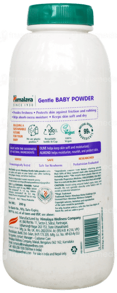 Himalaya Gentle Olive Almond Baby Powder 200gm