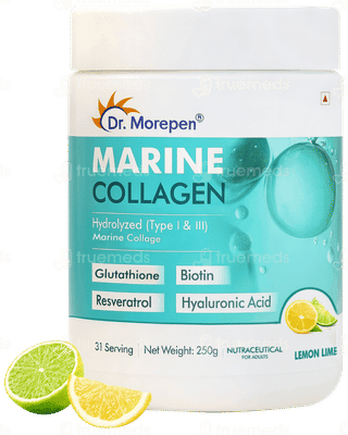 Dr Morepen Marine Collagen Lemon Lime Powder 250gm