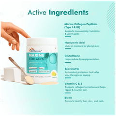 Dr Morepen Marine Collagen Lemon Lime Powder 250gm