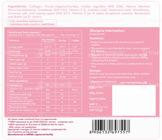 Dr Morepen Skin Collagen Strawberry Watermelon Powder 250gm