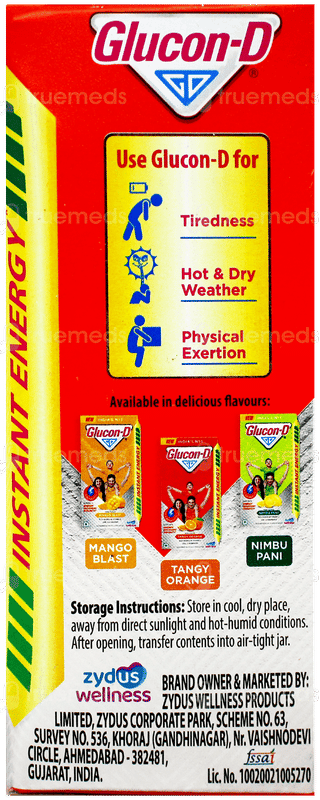 Glucon D New Tangy Orange Flavour 200Gm
