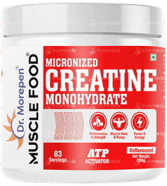 Dr Morepen Micronised Creatine Unflavoured Powder 250gm