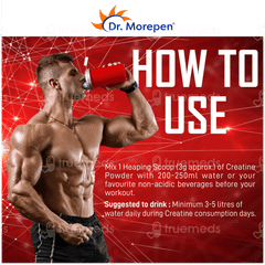 Dr Morepen Micronised Creatine Unflavoured Powder 250gm