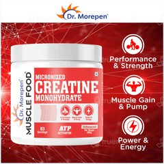Dr Morepen Micronised Creatine Unflavoured Powder 250gm