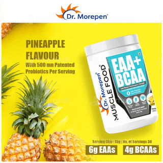 Dr Morepen Muscle Food Eaa+ Bcaa Pineapple Punch Powder 450gm