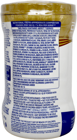 Ensure New And Improved Diabetes Care Vanilla Flavour Zero Added Sucrose Powder Jar 375gm