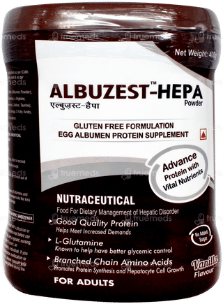 Albuzest Hepa Vanilla Flavour No Added Sugar Powder 400Gm