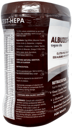 Albuzest Hepa Vanilla Flavour No Added Sugar Powder 400Gm
