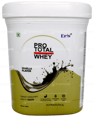 Prototal Whey Vanilla Flavour No Added Sugar Powder 400Gm