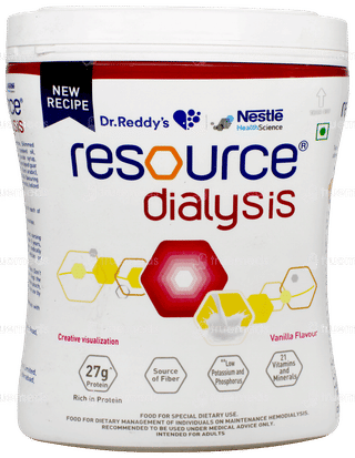 Nestle Resource Dialysis New Recipe Vanilla Flavour Powder Jar 400Gm