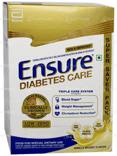 Ensure Diabetes Care New & Improved Zero Added Sucrose Vanilla Delight Flavour Refill Powder 950gm