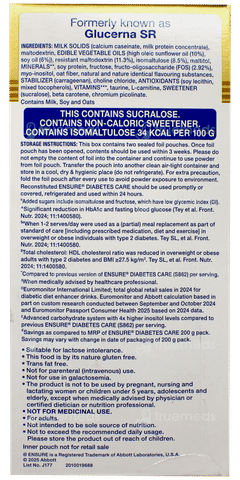Ensure Diabetes Care New & Improved Zero Added Sucrose Vanilla Delight Flavour Refill Powder 950gm