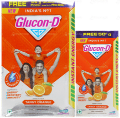 Glucon D Tangy Orange Flavour 450Gm With 125Gm Free Glucon D Tangy Orange Flavour 450Gm With 125Gm Free