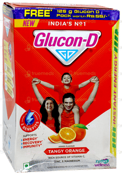Glucon D Tangy Orange Flavour 450Gm With 125Gm Free