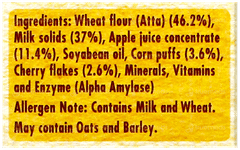 Nestle Cerelac No Preservatives Wheat Apple Cherry From 8 To 24 Months Baby Cereal 360Gm