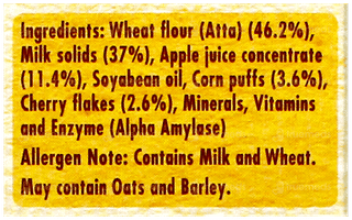 Nestle Cerelac No Preservatives Wheat Apple Cherry From 8 To 24 Months Baby Cereal 360Gm