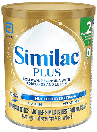 Similac Plus 2 From 6 To 12 Months Follow Up Formula With Added Fos And Lutein Powder Jar 400gm