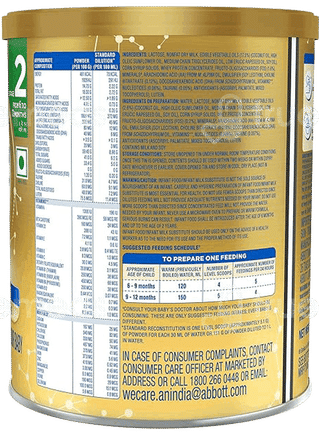 Similac Plus 2 From 6 To 12 Months Follow Up Formula With Added Fos And Lutein Powder Jar 400gm