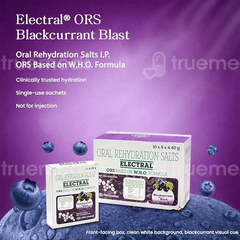 Electral Blackcurrant Blast Sachet 21.80Gm Electral Blackcurrant Blast Sachet 21.80Gm