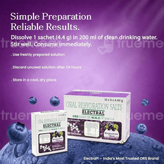 Electral Blackcurrant Blast Sachet 21.80Gm Electral Blackcurrant Blast Sachet 21.80Gm