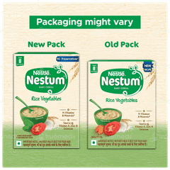 Nestle Nestum Rice Vegetables From 8 To 24 Months Baby Cereal 325Gm
