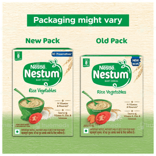 Nestle Nestum Rice Vegetables From 8 To 24 Months Baby Cereal 325Gm