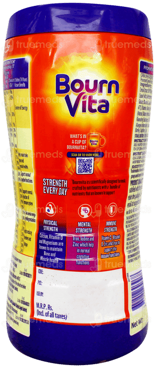 Bournvita For 7 To 9 Years Powder Jar 1Kg With Still Cotainer Free