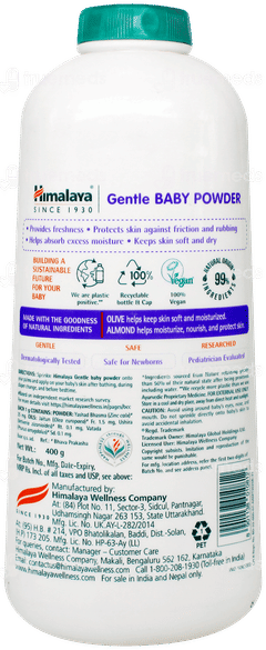 Himalaya Gentle Baby Powder 400Gm