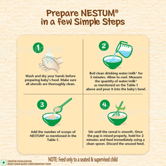 Nestle Nestum No Preservatives Rice From 6 To 24 Months Baby Cereal 325Gm