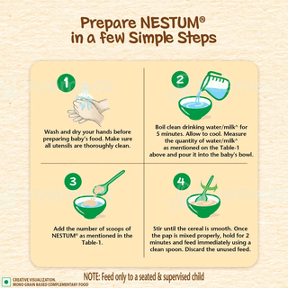 Nestle Nestum No Preservatives Rice From 6 To 24 Months Baby Cereal 325Gm