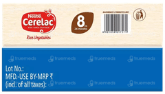 Nestle Cerelac No Refined Sugar No Preservatives Rice Vegetables From 8 To 24 Months Baby Cereal 300Gm