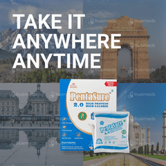 Pentasure 2.0 High Protein Sucrose Free Vanilla Flavour Powder Travel Pack 54Gm Pack Of 3 Sachets