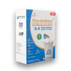 Pentasure 2.0 High Protein Sucrose Free Vanilla Flavour Powder Travel Pack 54Gm Pack Of 3 Sachets