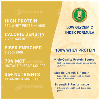 Pentasure 2.0 High Protein Sucrose Free Vanilla Flavour Powder Travel Pack 54gm Pack Of 3 Sachets