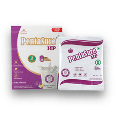 Pentasure Hp Sucrose Free Banana Vanilla Flavour Powder Travel Pack 30Gm Pack Of 3 Sachets