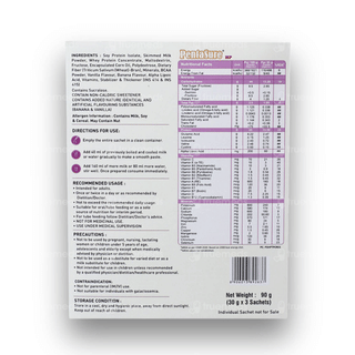Pentasure Hp Sucrose Free Banana Vanilla Flavour Powder Travel Pack 30Gm Pack Of 3 Sachets