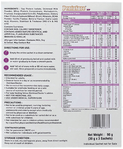 Pentasure Hp Sucrose Free Banana Vanilla Flavour Powder Travel Pack 30gm Pack Of 3 Sachets