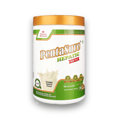 Pentasure Hepatic Creamy Vanilla Flavour Sucrose Free Powder Jar 1Kg