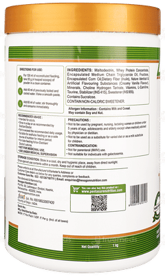 Pentasure Hepatic Creamy Vanilla Flavour Sucrose Free Powder Jar 1kg