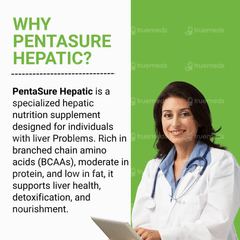 Pentasure Hepatic Creamy Vanilla Flavour Sucrose Free Powder Jar 1Kg